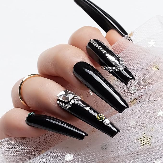 Makartt Nail Rhinestone Glue with Clear Blooming Gel Bundle, Clear Nail Glue Precision Pen Nail Art Glue Gel, 15ml UV LED Soak Off Nail Art Polish for Spreading Effect