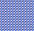 Onwon 1440 Pcs Crystal Flat Back Brilliant Round Rhinestones Glass Stones Glitter Gems Faux Diamond for Craft,Nail Art,Shoes,DIY Decorations (SS8 / 2.3mm, Sapphire)