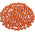 Novani Orange Rhinestones 1440pcs SS10 Glass Rhinestones Crystal Flatback Gemstones for Crafts Nails Makeup Bags and Shoes Decoration（SS10, Hyacinth）