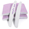 Canvalite 50 PCS Nail File Professional Nail Files Reusable Double Sided Emery Board(100/180 Grit) Nail Styling Tools for Home and Salon Use