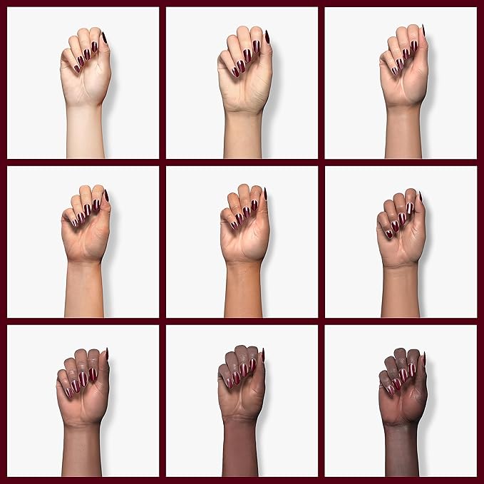 Beetles Oxblood Red Gel Polish Dark Red Full Maroon Red Fall Gel Nail Polish 15ml Soak Off UV LED Needed Nail Art Manicure Salon DIY Design at Home Gifts for Woman