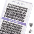 Lash Clusters 144 Pcs Individual Lashes DIY Lash Extensions 10-16mm Length Soft Natural False Eyelashes Thin Band Eyelash Extensions for Makeup at Home - OP01