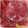 The Crafts Outlet MCR-GLS-TRN-TA6-RED-1LB Transparent Glass Microbead, 1 Bag of 1-Pound, Raspberry Red