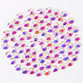 Novani Crystal Rhinestones, Flatback Loose Gemstones 288pcs Glass Rhinestones for Clothes Shoes Crafts Makeup Nail Art and DIY Decorations(SS30, Transparent)