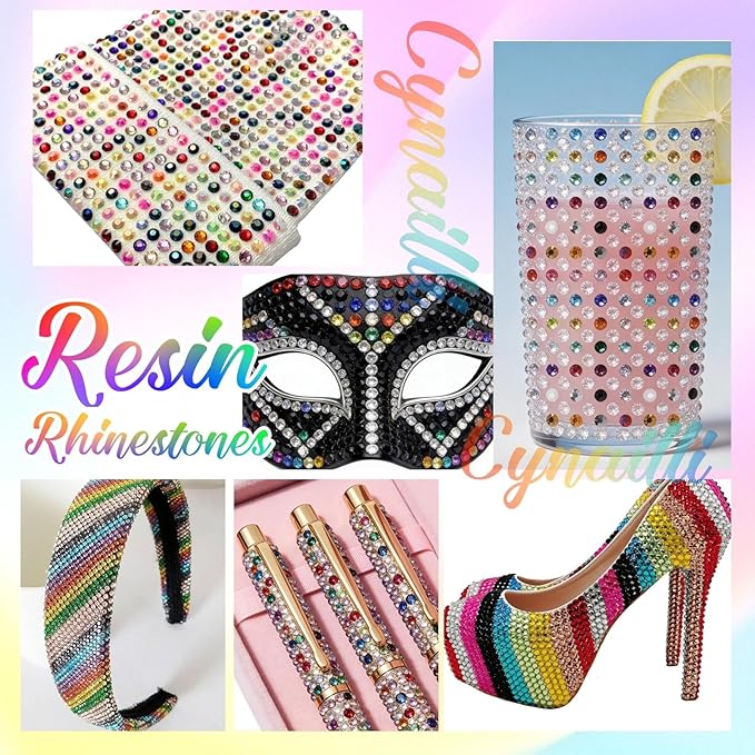 32000Pcs 3MM Colors Flatback Rhinestones for Bedazzling Kit, Colored Gems Rhinestones for Bedazzling, Colorful Gems Bedazzled for Crafting DIY Face Fabric Makeup Crafts Tumblers