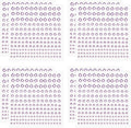 PATIKIL 1320 Pcs Acrylic Gem Sticker, 4 Size 3/4/5/6mm Self Adhesive Rhinestones Face Gem Stones Bling Jewelry for Nail Art Craft Clothes DIY Makeup Decoration Party, Light Purple