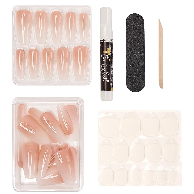 The Nailest - Instant Luxury Acrylic Press-on Nails-Medium Coffin- Acrylic Ombre
