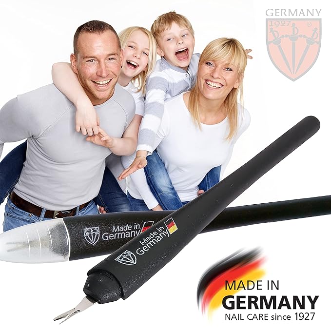 3 Swords Germany - Brand Quality Cuticle Knife Trimmer Remover Cutter (DELIVERY 2 Pieces) Manicure Pedicure Grooming for Professional Finger & Toe Nail Care by 3 Swords, Made in Solingen Germany