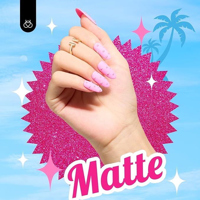 Beetles Pink Gel Polish - Silk Rosettes 15ML/0.51Fl Oz, Light Pink Gel Nail Polish, Soak Off UV LED Lamp Nail Art, Long-Lasting Manicure Salon DIY Home Spring Nails - Gifts for Her