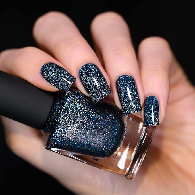 ILNP Skyline - Midnight Sapphire Blue Ultra Holo Nail Polish