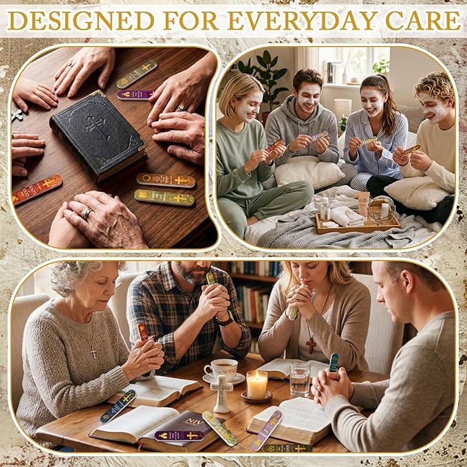 50 Pcs Christian Gifts for Women Bulk Bible Verses Nail File Bulk Cross Christian Gift for Church Inspirational Religious Emery Board Nail Files Gifts for Employee Teacher Staff Coworker Women