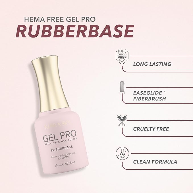 KIARA SKY Gel Pro HEMA Free, 0.5 Fl Oz, Rubber Base