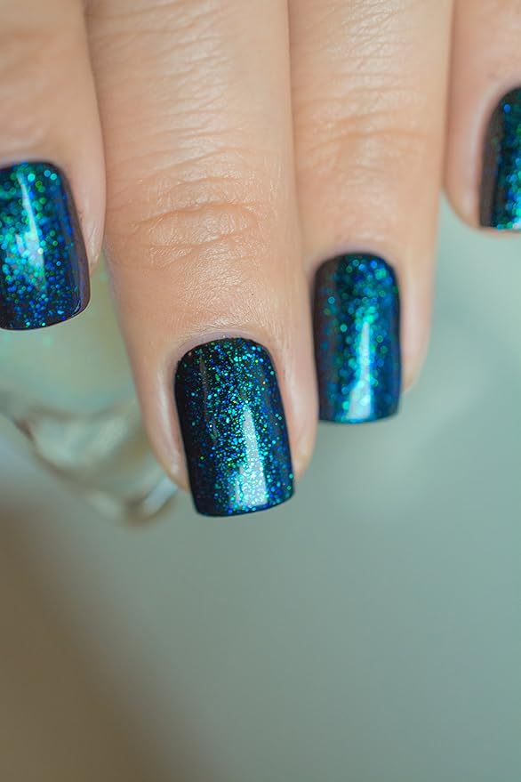 ILNP Raven - Vivid Teal, Purple, Blue Iridescent Topper Nail Polish