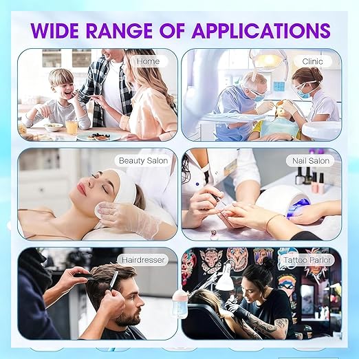 Large Capacity Nail Art Tool Sterilizer Box for Salon & Home Use - Professional Sterilizer Organizer for Manicure, Esthetician, Tattoo & Dental Accessories