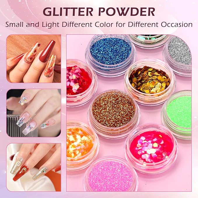 Practice Hand for Acrylic Nails, Fake Maniquin Training Hand for Nail Practice, Nail Practice Hand with Acrylic Nail Powder and Liquid Set, Nail Kit Set Professional Acrylic with Manincure Hand