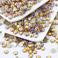 Flatback Crystal Rhinestones Round Gems for Nail Art and Craft Clothes Glue Fix, Shiny Purple (2.7-2.8mm) SS10/1440PCS