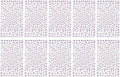 PATIKIL 2090 Pcs Acrylic Gem Sticker, 4 Size 3/4/5/6mm Self Adhesive Rhinestones Face Gem Stones Bling Jewelry for Nail Art Craft Clothes DIY Makeup Decoration Party, Light Purple