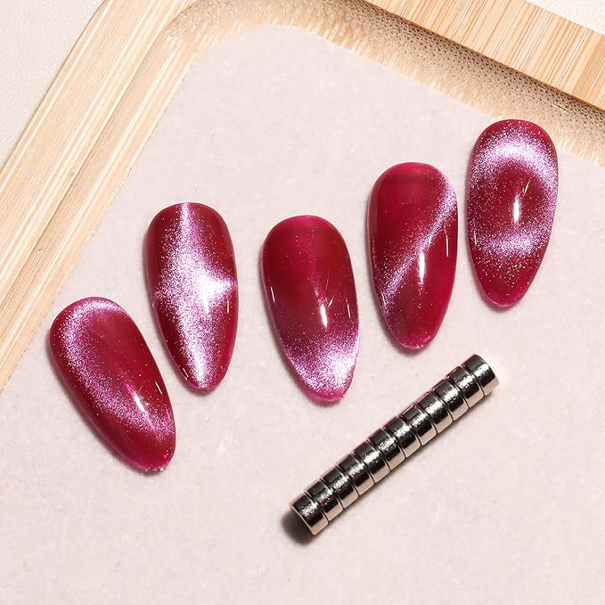 4mm Ball Magnets for Nails, Small Magnetic Beads for Nails for Cat Eye Gel Polish, Create Sea Wave & Halo Nail Effects, DIY Manicure Accessories Nail Art Tool for Salon & Home Use
