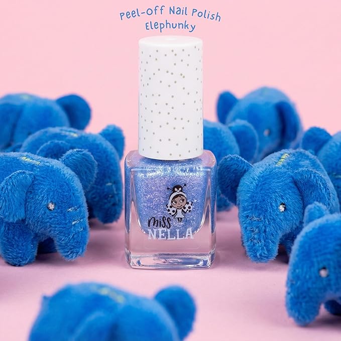 MISS NELLA-Peel Off, Odour Free, Water Base & Safe for kids nail polish pack of 3 (Frosty Fun)