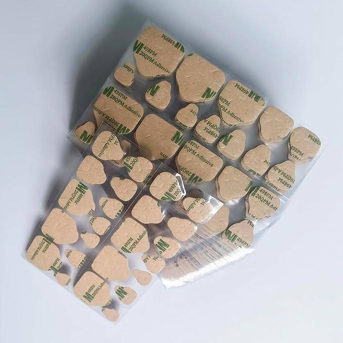 Nail Stickers：Nail Adhesive Tabs Transparent Double Side Nail Sticky Tabs, 1200PCS Toes Press Ons Nail Sticker,Waterproof Breathable Toe False Nail Tips Jelly Nail Glue Replacement (Toe 50 Sheet)