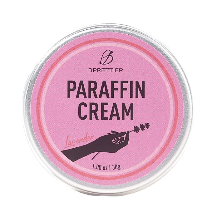 Cold Paraffin Wax Cream for Hands and Feet, Shea Butter Cuticle Balm, Lavender Scent Home Spa, No-Heat Moisturizing Mask