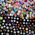 Stars Nail Art Charms, 3D Clear Five-Pointed Star Nail Glitter Designs, Pentagram Nail Art Rhinestone, Resin Star Nail Diamond Gems Supplies for Women Manicure, DIY Jewelry Making Crafts 1