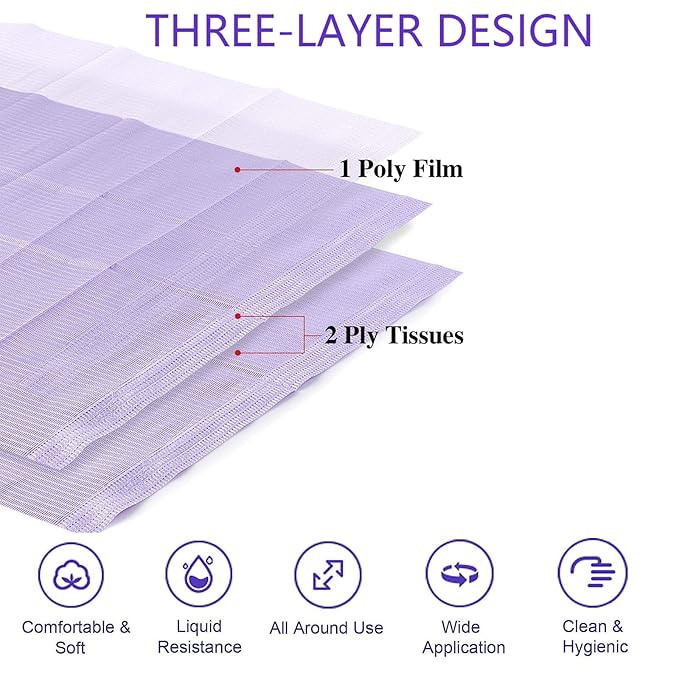 Disposable Nail Mats for Acrylic Nail Tech Must Haves,50PCS Disposable Nail Art Table Towels Mat 13" X 17" Pads for Nail Decoration Kit,Nail Art Accessories