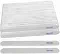 Nail File (100 Packs), Emery Boards for Nails 180/240 Grit Nail Files for Natural Nails Wood Double Sided Emory Fingernail Files Professional Reusable Manicure Pedicure limas para uñas