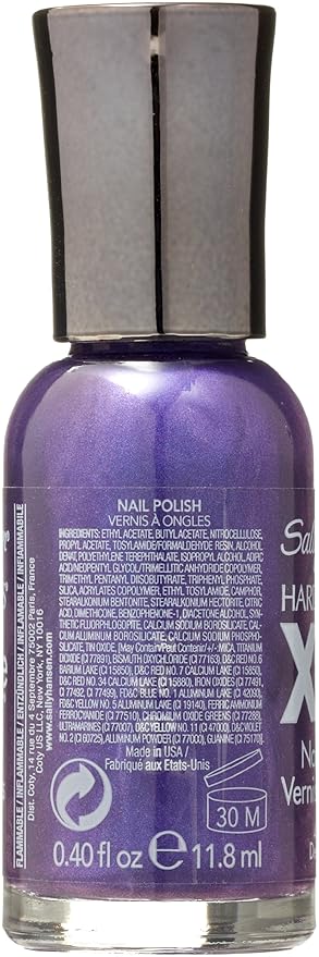 Sally Hansen Hard as Nails Xtreme Wear, Deep Purple, 0.4 Fluid Ounce, Pack of 1