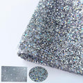 Crystal Nail Art Table Mat Shiny Manicure Hand Rest Pad Foldable Arm Rest for Nails Tech Practice Hand Holder Makeup Mat for Vanity Nail Art Tools