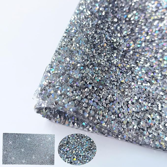 Crystal Nail Art Table Mat Shiny Manicure Hand Rest Pad Foldable Arm Rest for Nails Tech Practice Hand Holder Makeup Mat for Vanity Nail Art Tools