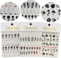 Dedyel Rose Nail Art Stickers 3D Floral Nail Decals Valentine Bridal Nail Art, Rose Design Self-Adhesive Nail Stickers for Women Girls DIY Nail Decoration