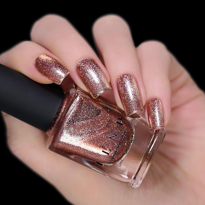 ILNP Muse - Radiant Copper Holographic Ultra Metallic Nail Polish