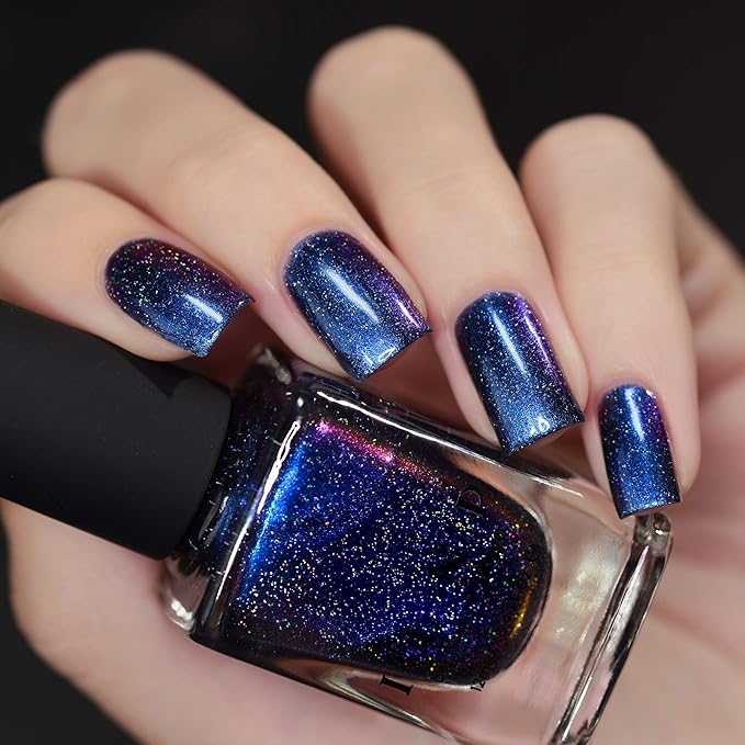 ILNP Unfazed - Blue, Purple Duochrome Holographic Nail Polish