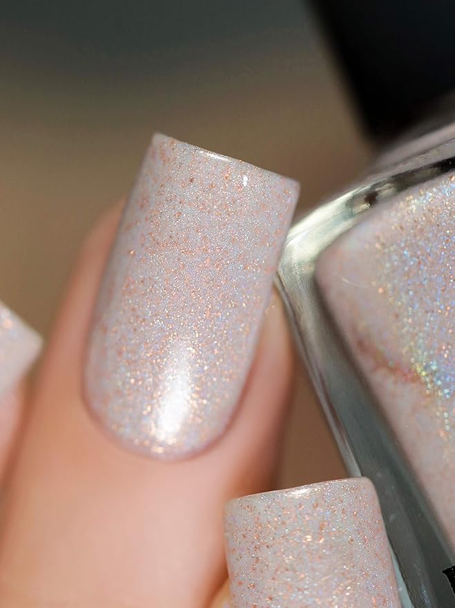 ILNP Hope - Soft Café Latte Holographic Nail Polish