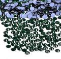 Bymitel Hotfix Crystal Rhinestones Round Gems Iron on DIY Jewelry Making Flat Back for Crafts,Emerald, 1.3mm(SS3/2880pcs)