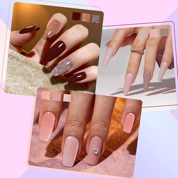 Acrylic Nail Powder Set 24 Colors Kit for Nail Art French Extension 3D Sculpting - Professional Salon Quality Polymer Powder - No Lamp Required, Bubble Free, Long Lasting