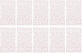 PATIKIL 2090 Pcs Acrylic Gem Sticker, 4 Size 3/4/5/6mm Self Adhesive Rhinestones Face Gem Stones Bling Jewelry for Nail Art Craft Clothes DIY Makeup Decoration Party, Light Pink
