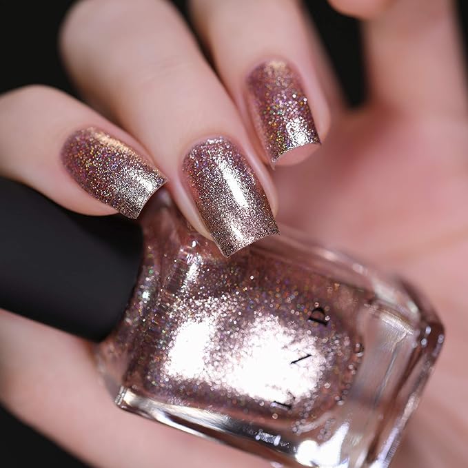ILNP Sleigh Bells - Lustrous Champagne Ultra Metallic Nail Polish