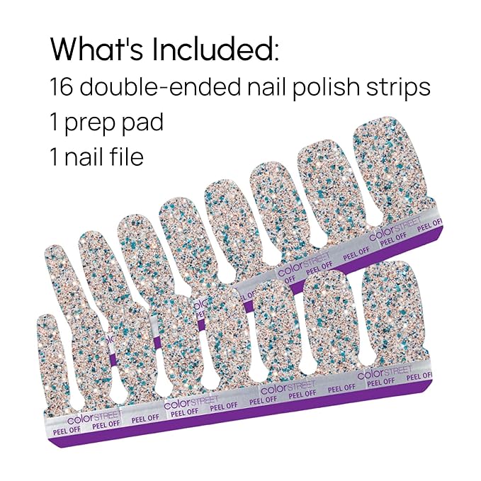 Color Street Jewelry Box Glitter Nail Strips