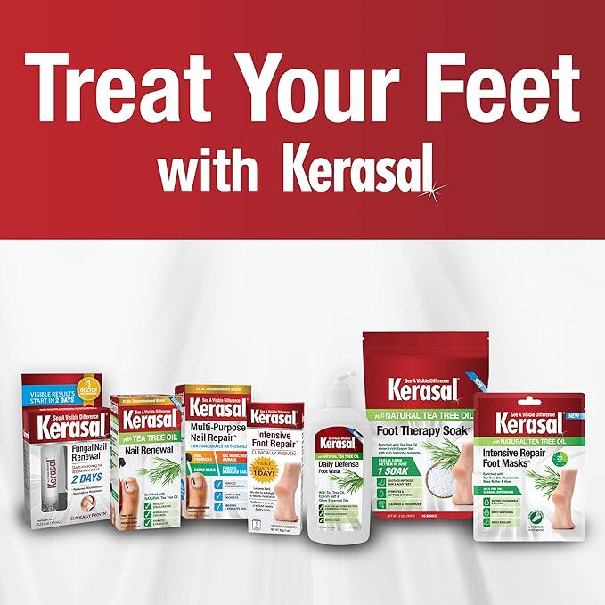 Kerasal Nail Fungal Nail Renewal Treatment 10ml (2 Pack)