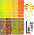 8 Color 2-6mm Yellow Jelly Resin Rhinestones w B7000 Jewelry Glue for Bedazzling Crafting Flatback Stones Gems Diamonds for Nails Face Eyes Makeup Tumblers Bottles Crafts Clothes Shoes Phones