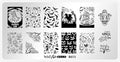 Whats Up Nails - B072 No Clowning Around Stamping Plate for Halloween Nail Art Design