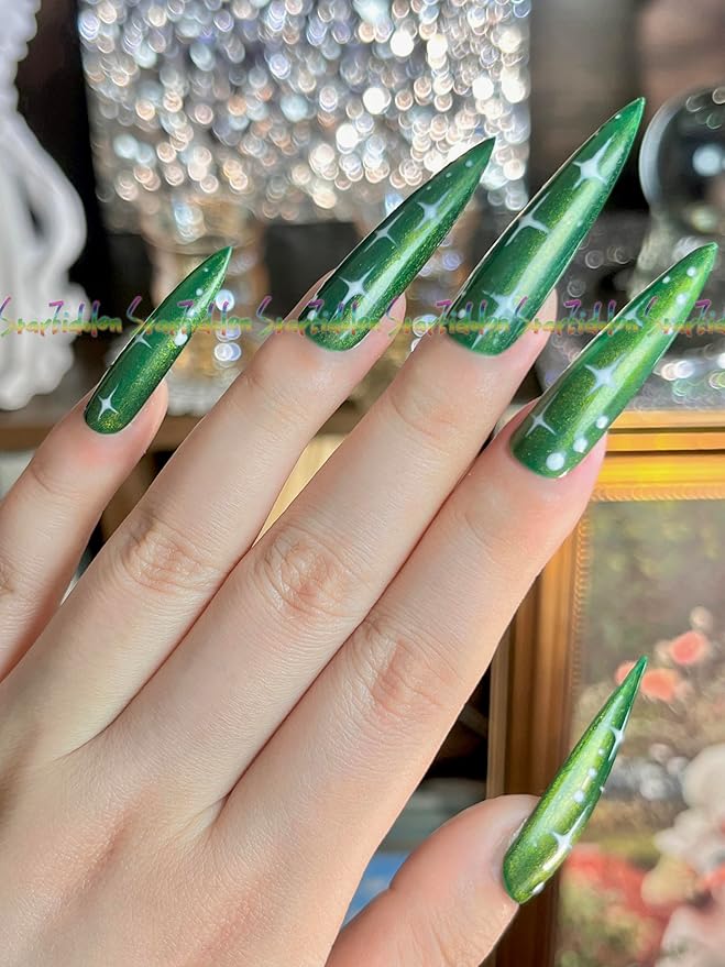 HAND-PAINTED White Press Ons Neon Small Press on Nails Long French Press on Nails Coffin Medium Short Nail art Fake Nail Art Kit with 7g Glue on Nails Handmade Almond Square Nails (X-Small, J5)