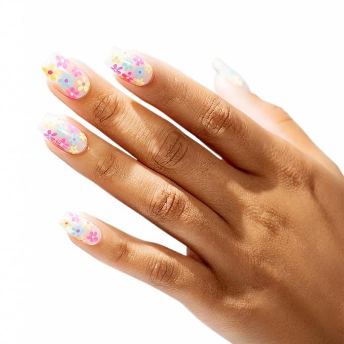 Artistic Colourluxe Press-On Tips - Kit Colourluxe Press-On Tips - Kits Nails - 30 Nails (Daisy Daze, Kit)