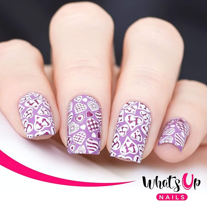 Whats Up Nails - B041 Season of Love Stamping Plate for Nail Art Design