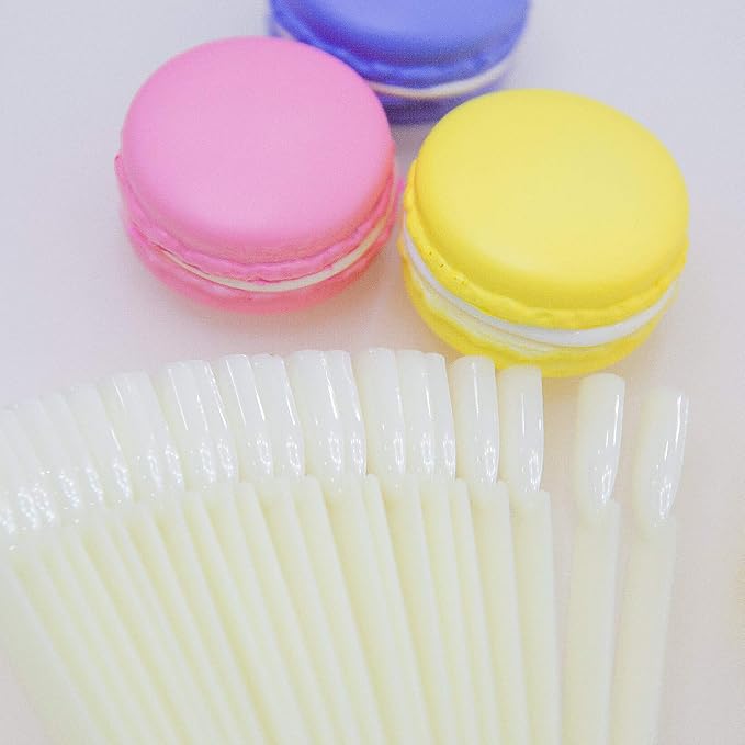 150 Tips Natural Nail Swatches Sticks Nail Art Supplies for Nail Art Polish Display and Home DIY, Nail Sample Practice Tips Color Board Art Accessories with Ring