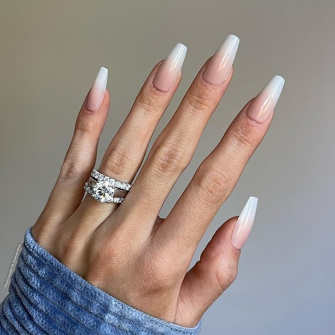 The Nailest - Instant Luxury Acrylic Press-on Nails-Medium Coffin- Acrylic Ombre