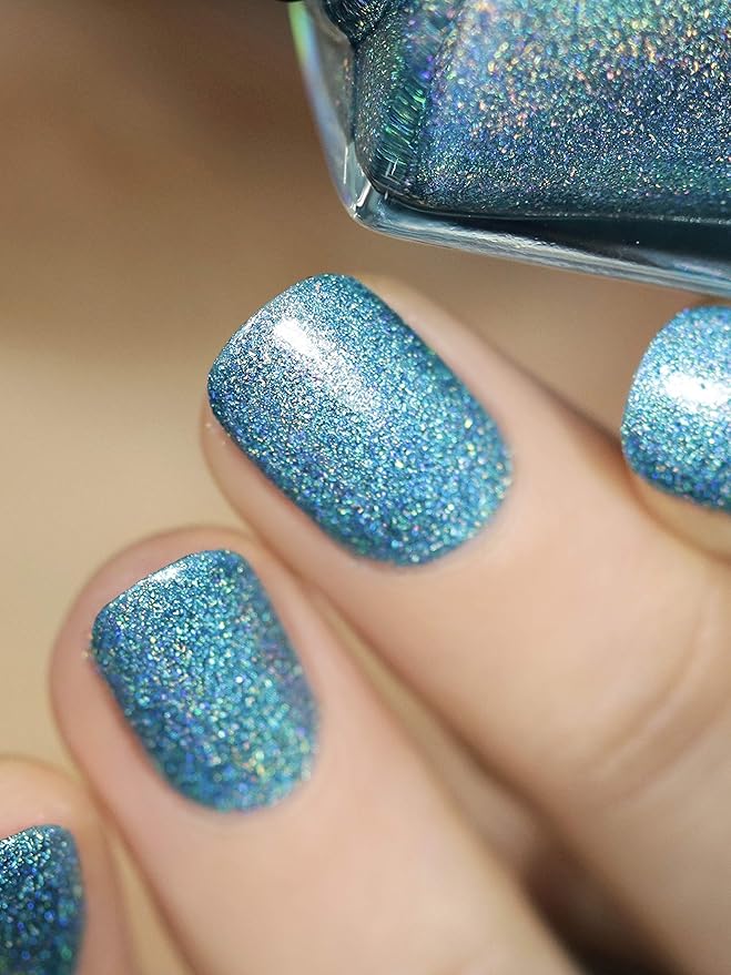 ILNP Cold As Ice - Icy Blue Holographic Nail Polish