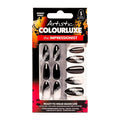 Artistic Colourluxe Press-On Tips - Kit Colourluxe Press-On Tips - Kits Nails - 30 Nails (Midnight Sparkle, Kit)